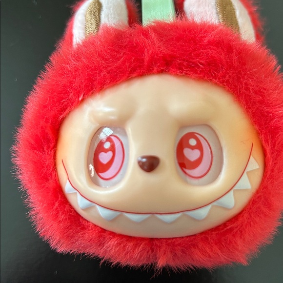 1 Labubu Little Monster Singing Light Up Bagcharm - Red New - Picture 5 of 16